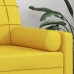 Perne Decorative, 2 Buc., Galben Deschis, Ø15X50 Cm, Textil