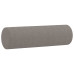 Perne Decorative, 2 Buc., Gri Taupe, Ø15X50 Cm, Textil