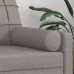 Perne Decorative, 2 Buc., Gri Taupe, Ø15X50 Cm, Textil