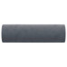 Perne Decorative, 2 Buc., Gri Închis, Ø15X50 Cm, Catifea