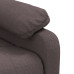 Fotoliu De Masaj Cu Ridicare, Maro Închis, Material Textil