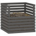 Compostor, Gri, 80X80X78 Cm, Lemn Masiv De Pin
