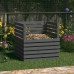 Compostor, Gri, 80X80X78 Cm, Lemn Masiv De Pin