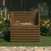 Compostor, Maro Miere, 100X100X102 Cm, Lemn Masiv De Pin