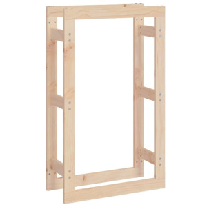 Rastel Pentru Lemne De Foc, 60X25X100 Cm, Lemn Masiv Pin