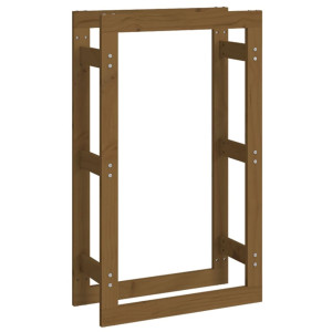 Rastel Lemne De Foc, Maro Miere, 60X25X100 Cm, Lemn Masiv Pin