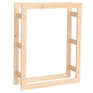 Rastel Pentru Lemne De Foc, 80X25X100 Cm, Lemn Masiv Pin