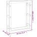 Rastel Pentru Lemne De Foc, 80X25X100 Cm, Lemn Masiv Pin