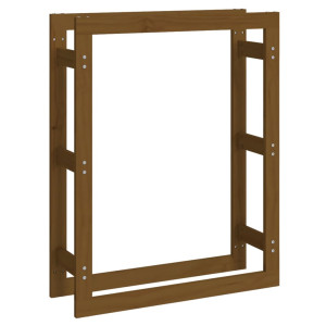 Rastel Lemne De Foc, Maro Miere, 80X25X100 Cm, Lemn Masiv Pin