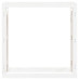 Rastel Pentru Lemne De Foc, Alb, 100X25X100 Cm, Lemn Masiv Pin