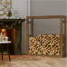 Rastel Lemne De Foc, Maro Miere, 100X25X100 Cm, Lemn Masiv Pin