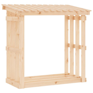 Rastel Pentru Lemne De Foc, 108X64,5X109 Cm, Lemn Masiv Pin