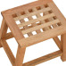 Taburet Treaptă, 29X22,5X25,5 Cm, Lemn Masiv De Nuc