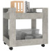 Cărucior De Birou, Gri Beton, 60X45X60 Cm, Lemn Prelucrat