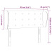 Tăblie De Pat Cu Aripioare Crem 93X23X78/88 Cm Piele Ecologică