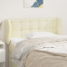 Tăblie De Pat Cu Aripioare Crem 93X23X78/88 Cm Piele Ecologică