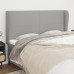 Tăblie De Pat Cu Aripioare Gri Deschis 163X23X118/128 Cm Textil