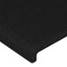 Tăblie De Pat Cu Aripioare, Negru, 203X23X118/128 Cm, Textil