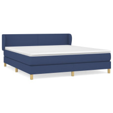 Pat Continental Cu Saltea, Albastru, 160X200Cm, Material Textil