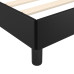 Cadru De Pat Cu Tăblie, Negru, 90X190 Cm, Piele Ecologică