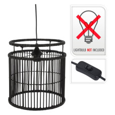 H&S Collection Lampă Suspendată, Negru