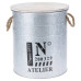 442176 H&S Collection 3 Piece Storage Box Set With Rope Zinc