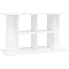 Suport Acvariu, Alb Extralucios, 100X40X60 Cm, Lemn Prelucrat