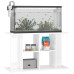 Suport Acvariu, Alb Extralucios, 100X40X60 Cm, Lemn Prelucrat