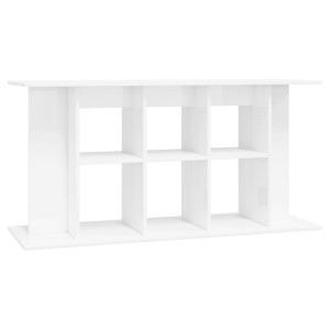 Suport Acvariu, Alb Extralucios, 120X40X60 Cm, Lemn Prelucrat