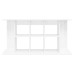 Suport Acvariu, Alb Extralucios, 120X40X60 Cm, Lemn Prelucrat