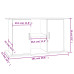 Suport Acvariu, Gri Sonoma, 101X41X58 Cm, Lemn Prelucrat