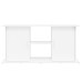 Suport Acvariu, Alb Extralucios, 121X41X58 Cm, Lemn Prelucrat