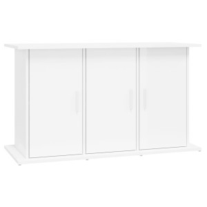 Suport Acvariu, Alb Extralucios, 101X41X58 Cm, Lemn Prelucrat