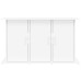 Suport Acvariu, Alb Extralucios, 101X41X58 Cm, Lemn Prelucrat