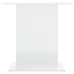 Suport Acvariu, Alb Extralucios, 75X36X72,5 Cm, Lemn Prelucrat