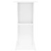Suport Acvariu, Alb Extralucios, 75X36X72,5 Cm, Lemn Prelucrat