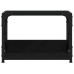 Suport Imprimantă 2 Niveluri Negru 44X26X31,5 Cm Lemn Prelucrat
