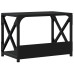 Suport Imprimantă 2 Niveluri Negru 44X26X31,5 Cm Lemn Prelucrat