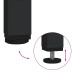 Suport Imprimantă 2 Niveluri Negru 44X26X31,5 Cm Lemn Prelucrat