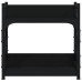 Suport Imprimantă 2 Niveluri Negru 40X20X40 Cm Lemn Prelucrat