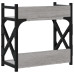 Suport Imprimantă 2 Niveluri Gri Sonoma 40X20X40 Cm Lemn