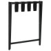 Suport Pentru Bagaje, Negru, 68,5X38X58 Cm, Bambus