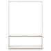 Cuier Haine Cu Pantofar Alb 113X40X157,5 Cm Lemn Masiv De Pin