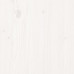 Cuier Haine Cu Pantofar Alb 113X40X157,5 Cm Lemn Masiv De Pin