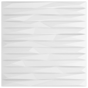 Panouri De Perete 12 Buc. Alb 50X50 Cm Xps 3 M² Piatră