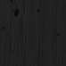Cadru De Pat Copii Cu Sertare, Negru, 70X140 Cm, Lemn Masiv Pin