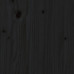Cadru De Pat Copii Cu Sertare, Negru, 70X140 Cm, Lemn Masiv Pin
