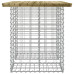 Bancă Grădină, Design Gabion, 100X70X72 Cm, Lemn Pin Impregnat