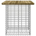 Bancă Grădină, Design Gabion, 100X70X72 Cm, Lemn Pin Impregnat