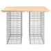 Bancă De Grădină, Design Gabion, 100X102X72Cm, Lemn Masiv Pin